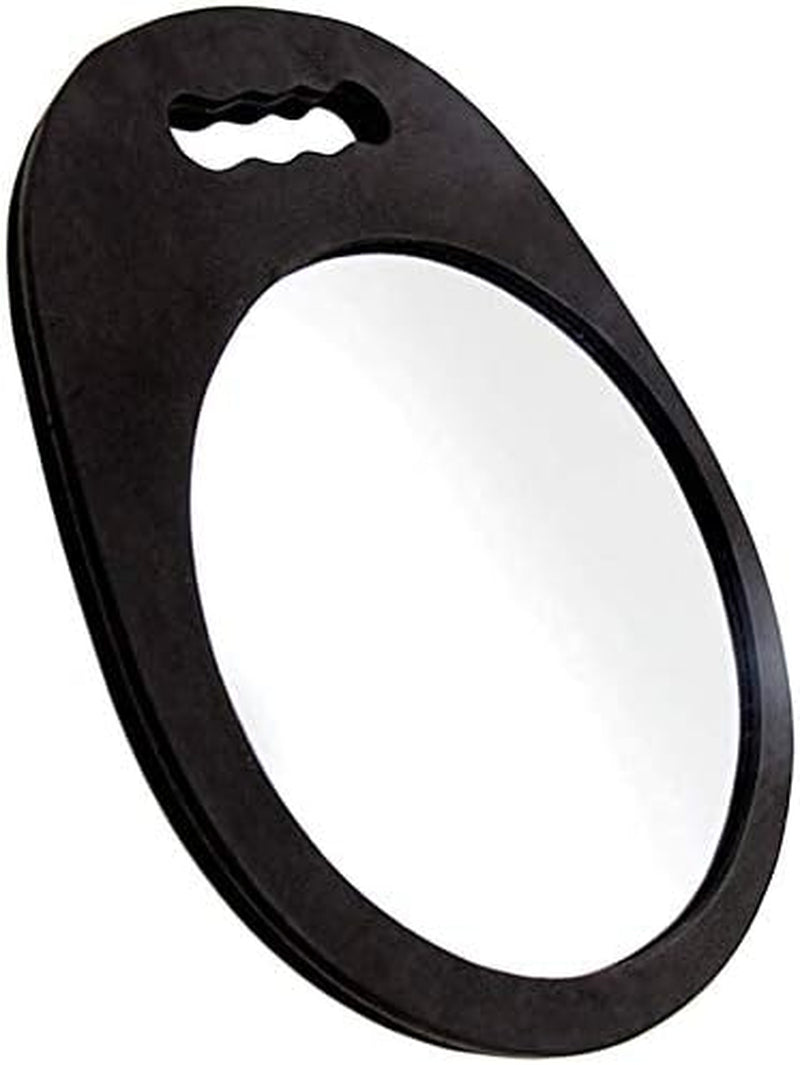 Hairdressing Hand Foam Mirror Professional Handheld Salon Barbers Hairdressers Mirror with Handle