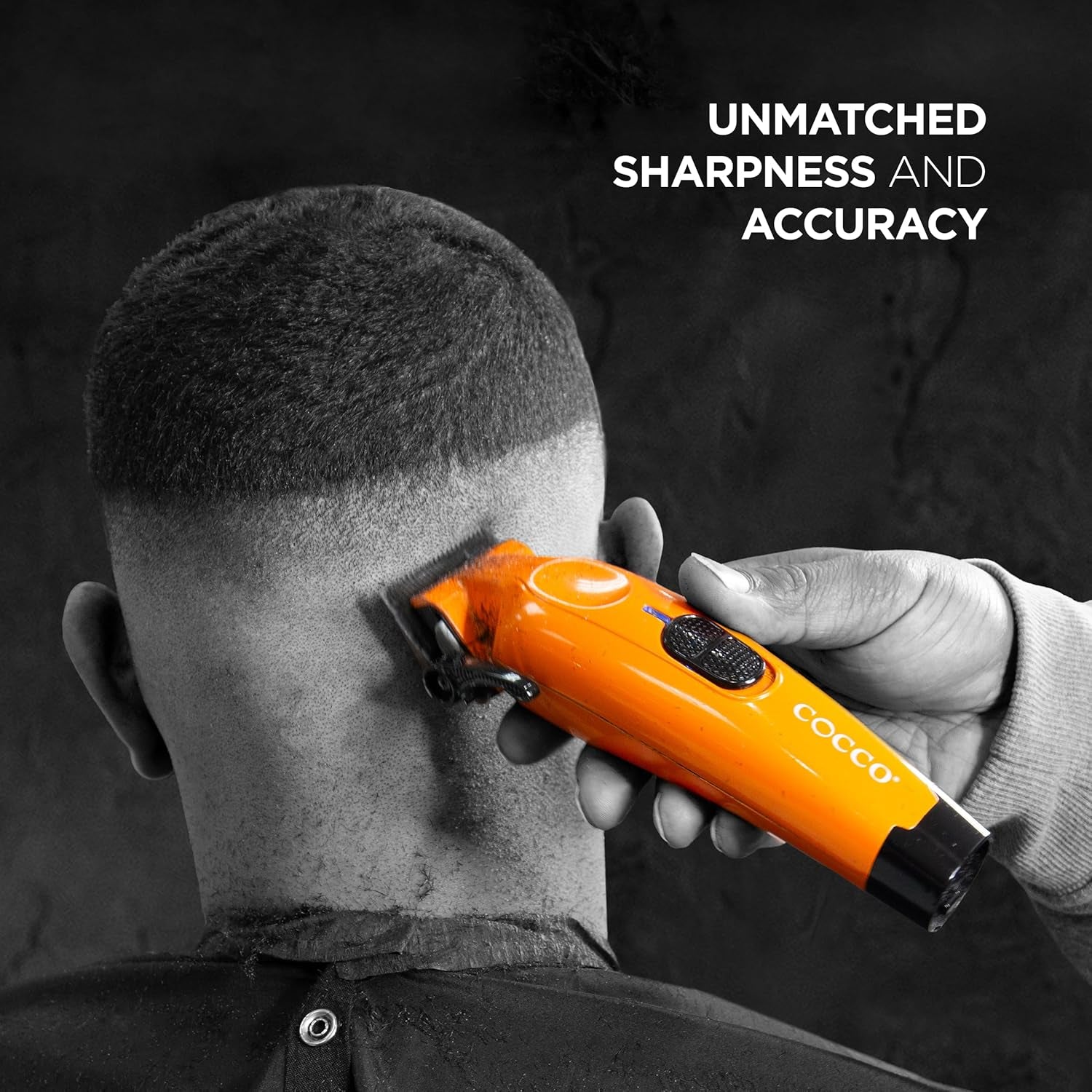Hyper Veloce Pro Clipper, Digital Gap Ambassador Graphene Taper Blade Professional Hair Clippers, High-Torque BLDC Motor, All-Metal, Cordless, Charging Station Included