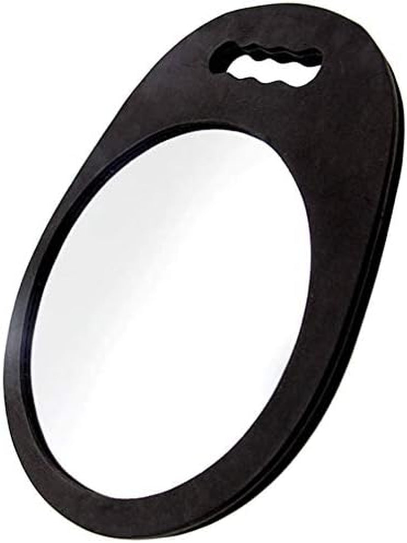 Hairdressing Hand Foam Mirror Professional Handheld Salon Barbers Hairdressers Mirror with Handle